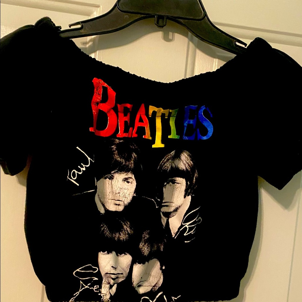 Vintage Crop Top size small “The Beatles”